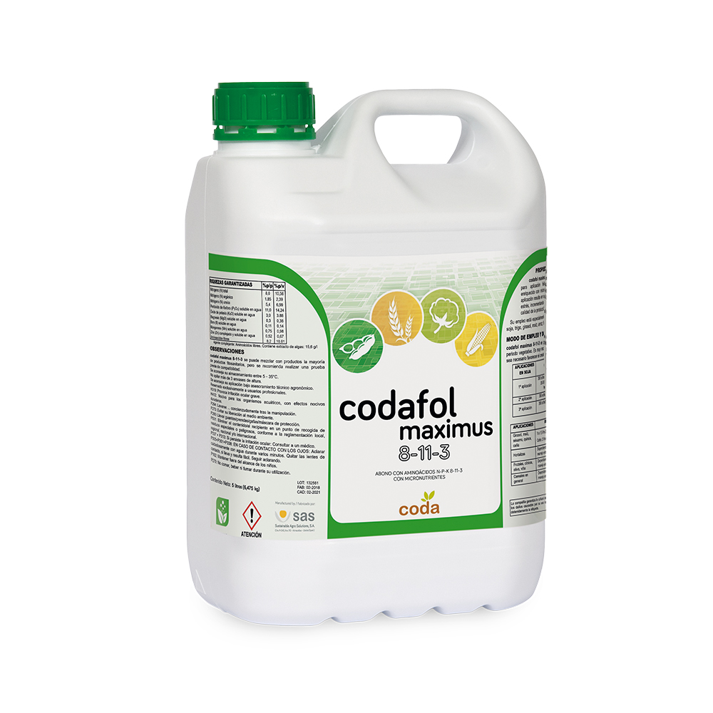 Codafol maximus 8-11-3 - Productos - CODA -SAS