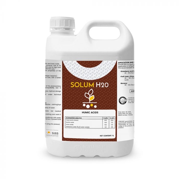 Solum H20 - Productos - FORCROP - SAS