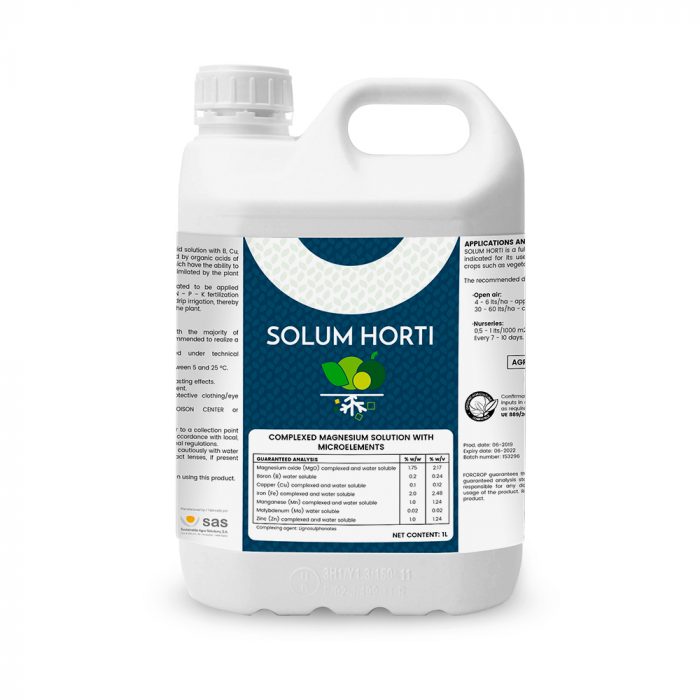 Solum HORTI - Productos - FORCROP - SAS