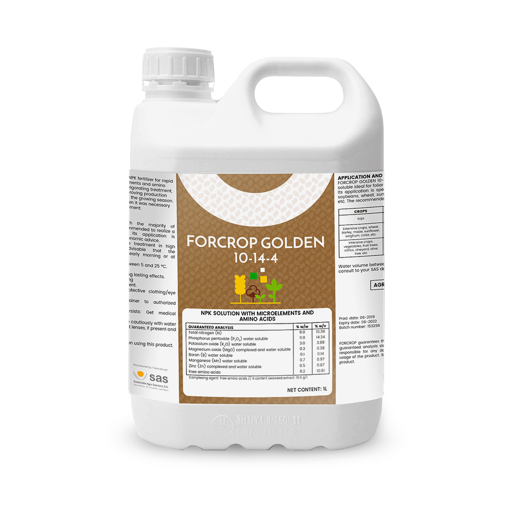 Forcrop Golden 10-14-4 - Productos - FORCROP - SAS