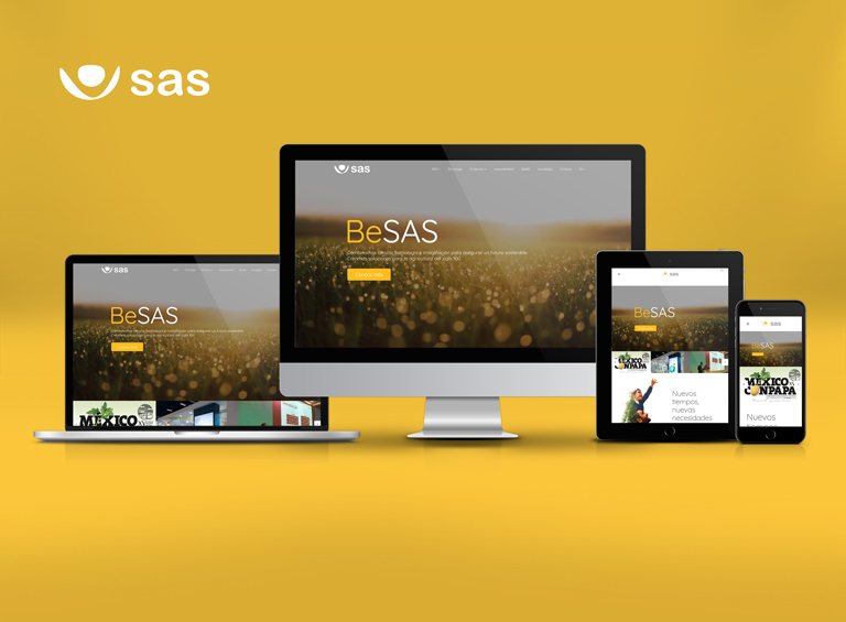 Presentación de la nueva web corporativa SAS